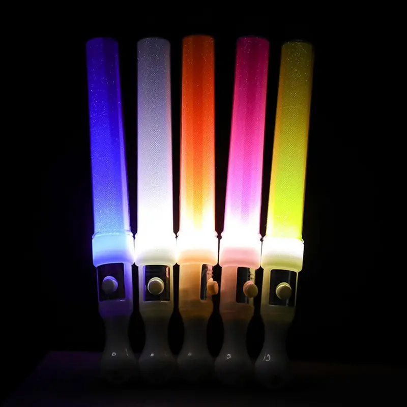 Gậy Đèn Led Nhấp Nháy Nhiều Màu Sắc, 3 Chế Độ, Phát Sáng Trong Bóng Tối, Đồ Dùng Tiệc Tùng 7