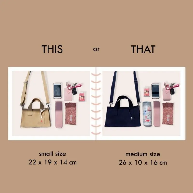 Belva Slingbag Tas Selempang Kanvas Wanita Free Custom Nama 5