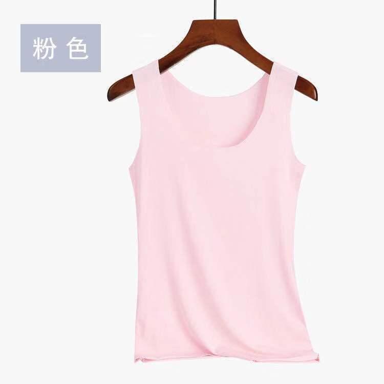 Áo Vest Lụa Lạnh Không Đường May, Đồ Lót Nữ Mùa Hè, Phong Cách Hàn Quốc, Dây Mỏng, Thích Hợp Cho Học Sinh Nữ 6