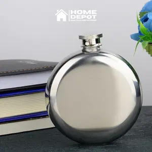 Botol Minum Wine Stainless Whiskey Food Grade Hip Flask Unik Mini 5oz