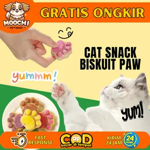 Snack Paw Kucing - Freeze Dried Paw - Cemilan Kucing Catnip - Snack Kucing - Daging Kering - Biskuit Kucing - Dryfood - Cemilan Anabul Dried Cat Snacks Cat Raw Bone Kucing makanan Freeze Dried Raw Meat Pet Snack Makanan Kucing Snek