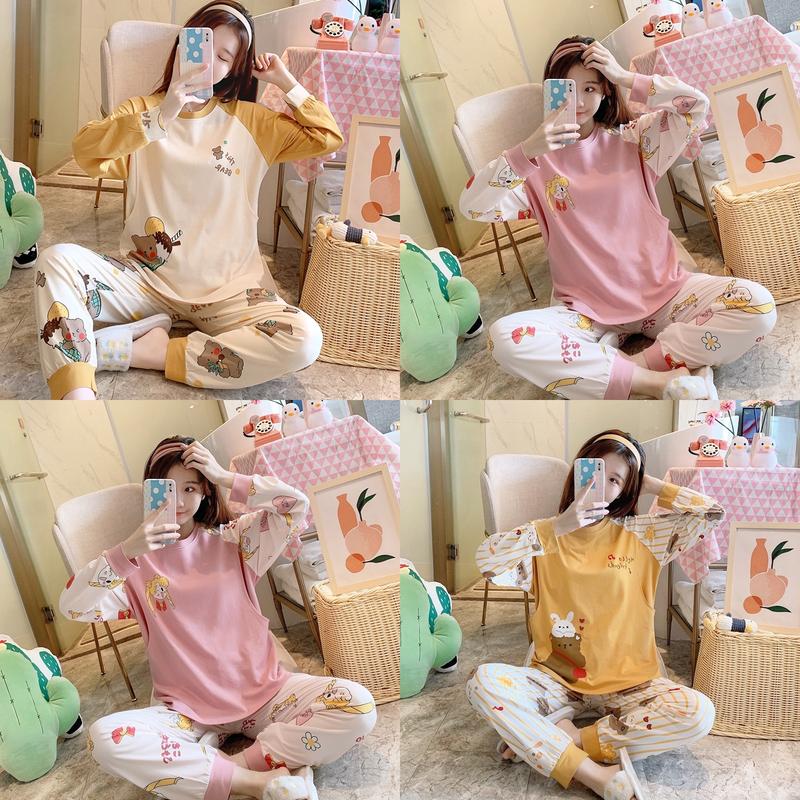 COMBO 2 BỘ quần áo chất coton mềm mát mặc Bầu và Sau sinh có thiết kế cho con bú (40kg - 95kg) Váy Bầu Đầm Bầu