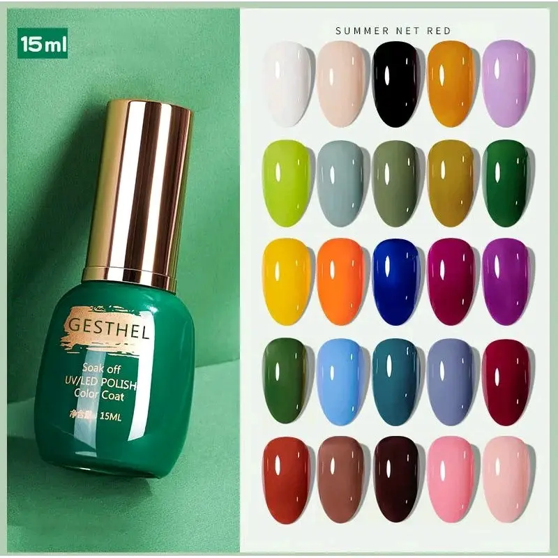 Nail gel C01-C50 polish charzieg colors kutek gel uv led