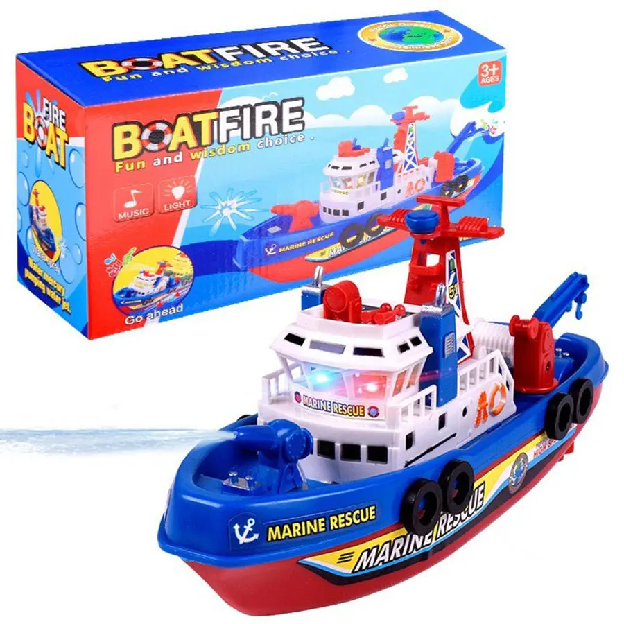 Random Color Remote Control Boat Toy (1 Set), High Speed Remote Control Boat Toy with Music, Remote Control Toys for Kids, Christmas Gift, Santa Presents