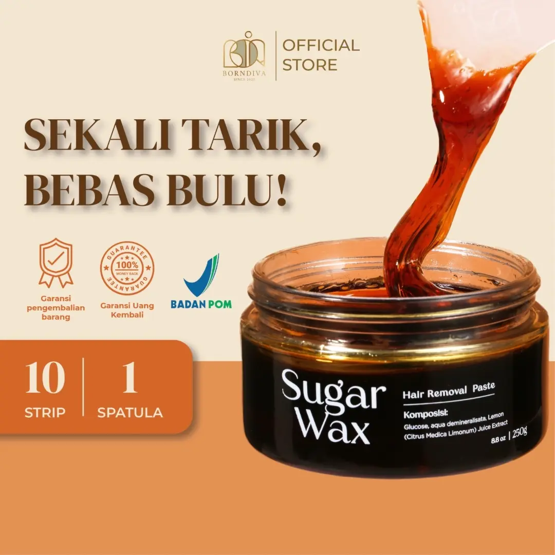 BORNDIVA Sugar Waxing Kit