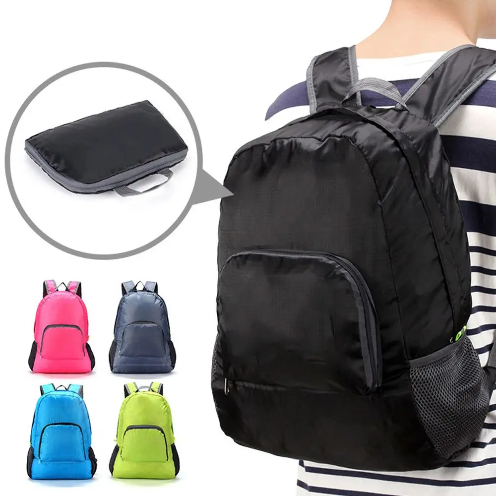 Outdoor Sport Waterproof Unisex Mountaineering Bag Foldable Schoolbag Large Backpack Hiking Rucksack