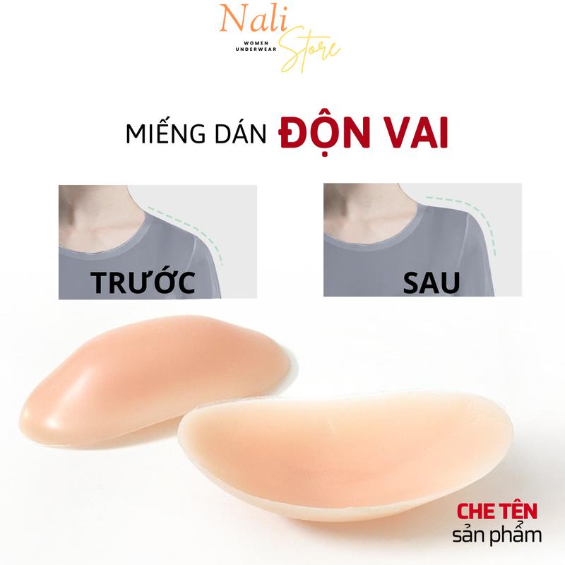Cặp 2 Miếng Dán Độn Vai Cao Cấp Cho Nam Nữ Miếng Độn Nâng Vai Tạo Góc Cho Vai Đẹp Mặc Áo Thun Gile Vest NL088