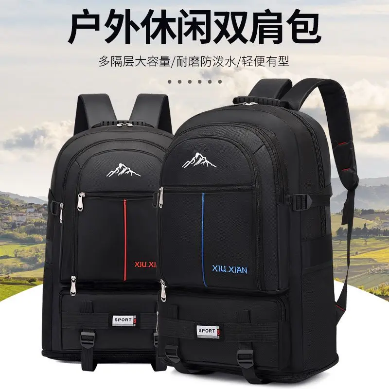 Ba Lô Dung Tích Siêu Lớn, 100 Lít, Thích Hợp Cho Du Lịch Ngoài Trời, Túi Leo Núi Nam Và Nữ, Túi Hành Lý Du Lịch, Có Thể Mở Rộng 2