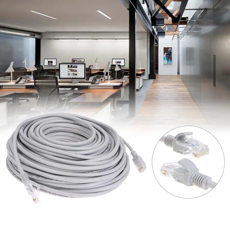 1.5M/3M/5M/10M/15M/20M/30M/40M/50M CAT5 RJ45 Ethernet cable Lan cable Internet network cable (lan)