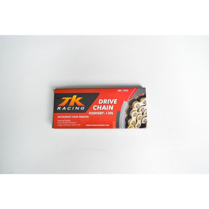 Gambar RANTAI 428 HSBT - 130L GOLD dari TK Racing Kota Administrasi Jakarta Barat Tokopedia