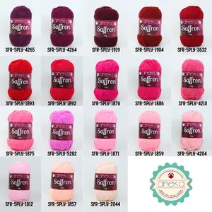 KATALOG - Benang Rajut Saffron 5 Ply / Crochet Knitting Yarn - Part 2
