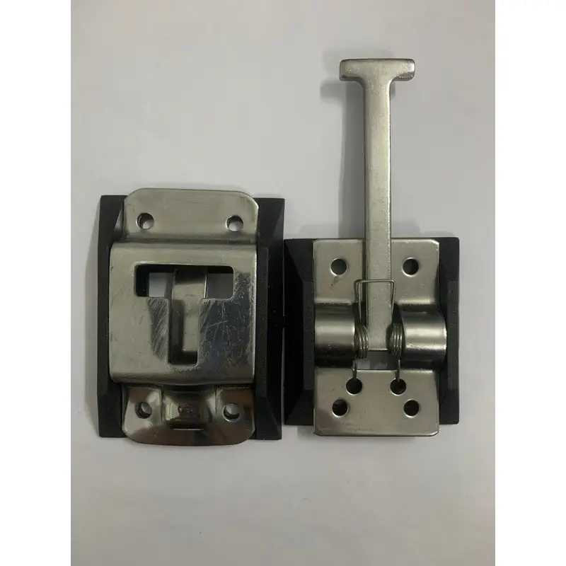 Móc T Gài Cửa Thùng Loại Zin Theo Xe - Inox 304 - Khóa Hình Chữ T và Giá Đỡ Cố Định Cửa 3