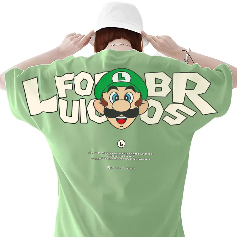 T-shirt Kaos Pria Wanita lengan pendek motif "LUI G" Combed Printing Digital Soft Distro Oblong Baju Keren bajudistro 2