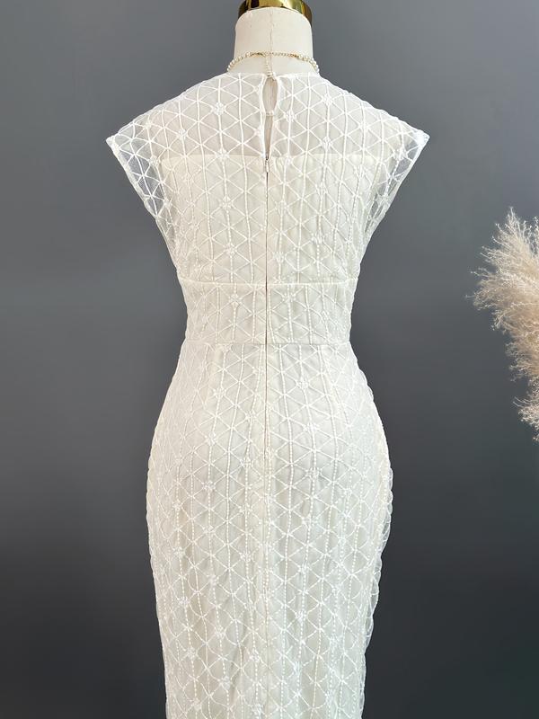 [MIỄN SHIP] MDU4330 Váy Ren Cao Cấp - Thiết Kế Kiêu Sa Trên Từng Đường Nét Dành Cho Nữ Women Dress Màu Trắng 7