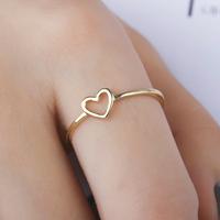 Gambar 【STOPEREL】Cincin Hati Berongga Emas Cincin Mewah Sederhana Cincin Niche Baja Titanium Wanita - No.5 dari STOPEREL Kota Bekasi 1 Tokopedia