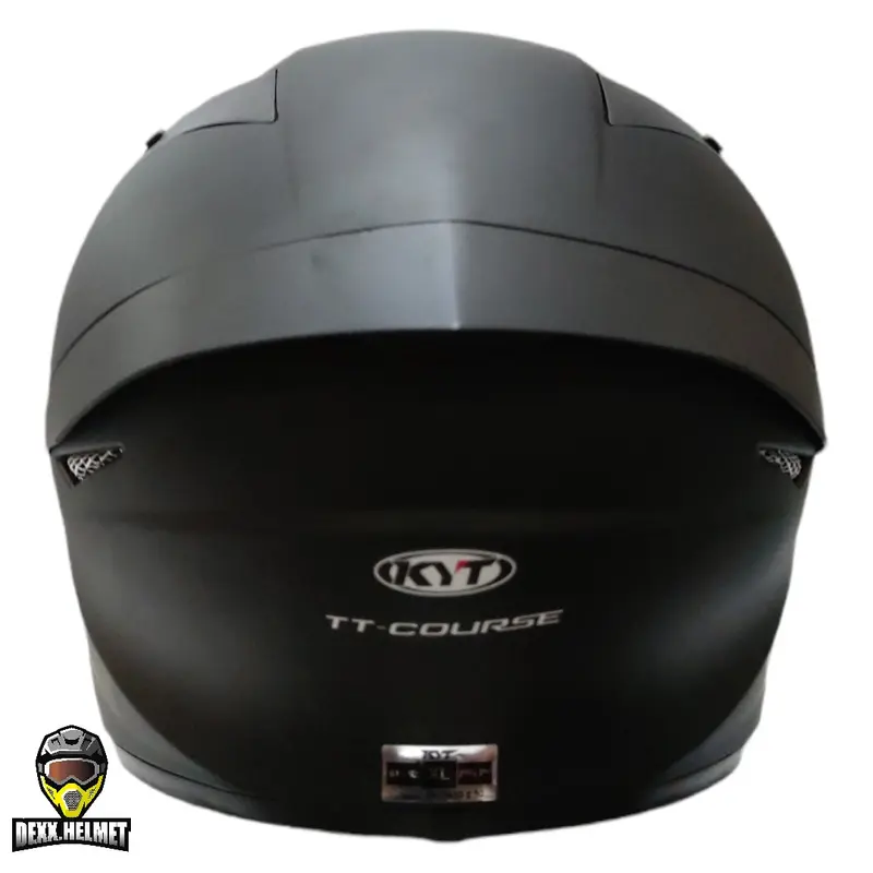 Helm KYT TT Course / KYT TTC Black Doff Matt Original Full Face helmet motorcycle Visor Visor 3