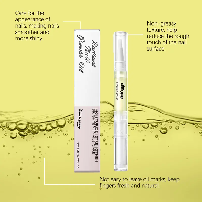 Nail Care Pen, 1 Box Moisturizing Nail Strengthening Pen, Nail Care Product for Women & Girls, Manicure Nail Art Product 3