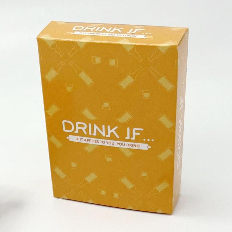 Drink If Card Game, 1 Box Adult Party Board Game Card, Funny Card Game for Family, Friends and Couples, Romantic Game Night 0