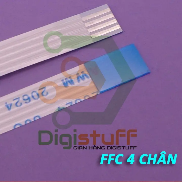 Cáp dẹt 4 chân dùng thay cáp nối bo kích nguồn một số dòng laptop và các thiết bị khác