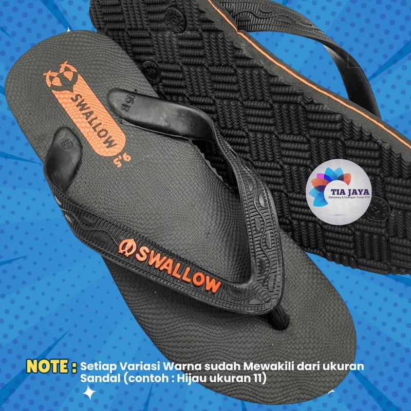Sandal Jepit SWALLOW Hitam Series/Sandal Jepit 5