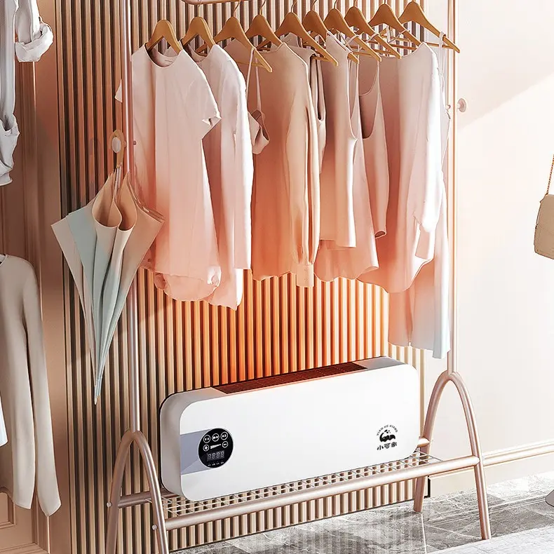 Quạt sưởi gốm PTC làm nóng phòng tắm phòng ngủ treo tường tiện dụng sấy khô quần áo 6