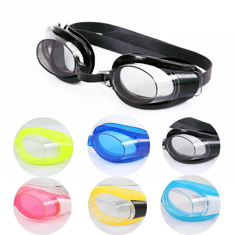 High-definition Flat Light Large Frame Waterproof Anti-Fog Swimming Goggles Unisex Swimming