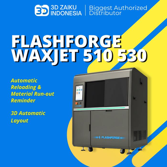 Jual Multijet Flashforge Waxjet 510 530 3D Printer Cetak Cincin ...