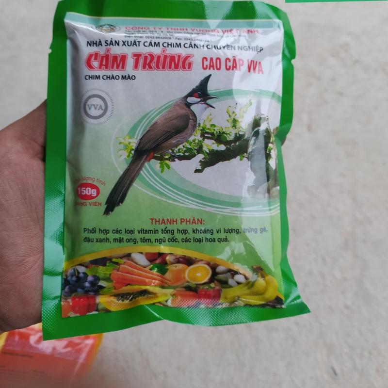 Cám trứng gói 150g cao cấp Vương Việt Anh dành cho chim Chào mào