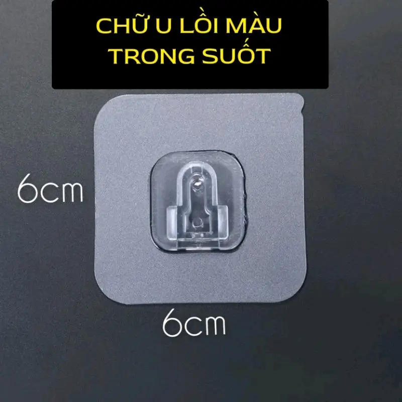 Miếng dán dự phòng thay thế hình chữ u ,dùng cho kệ dán tường (1 Cái) 7
