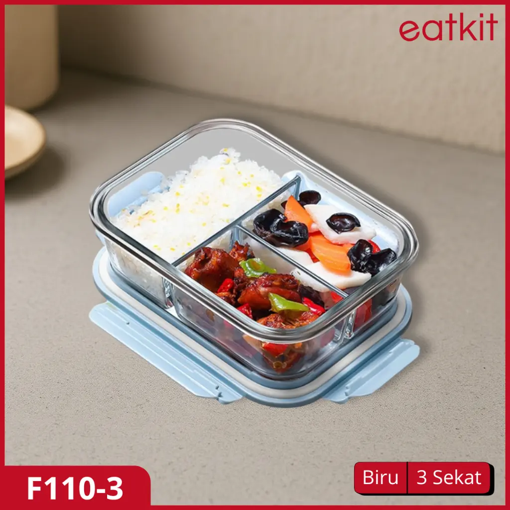 Biru 3 Sekat |F110-3