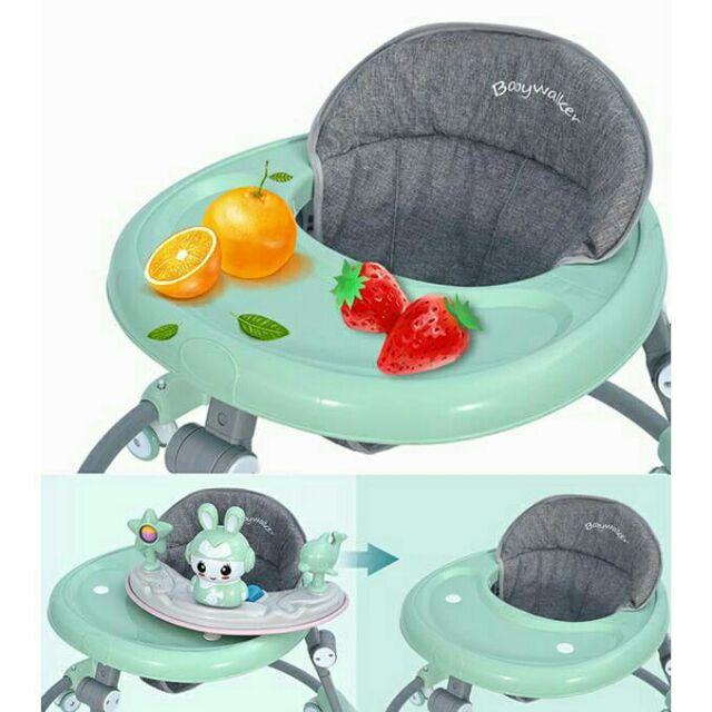 Xe tròn cho bé-Xe tập di cho bé kết hợp làm bàn ăn dặm có nhạc và đèn ,gấp gọn và điều chỉnh được cao thấp 7