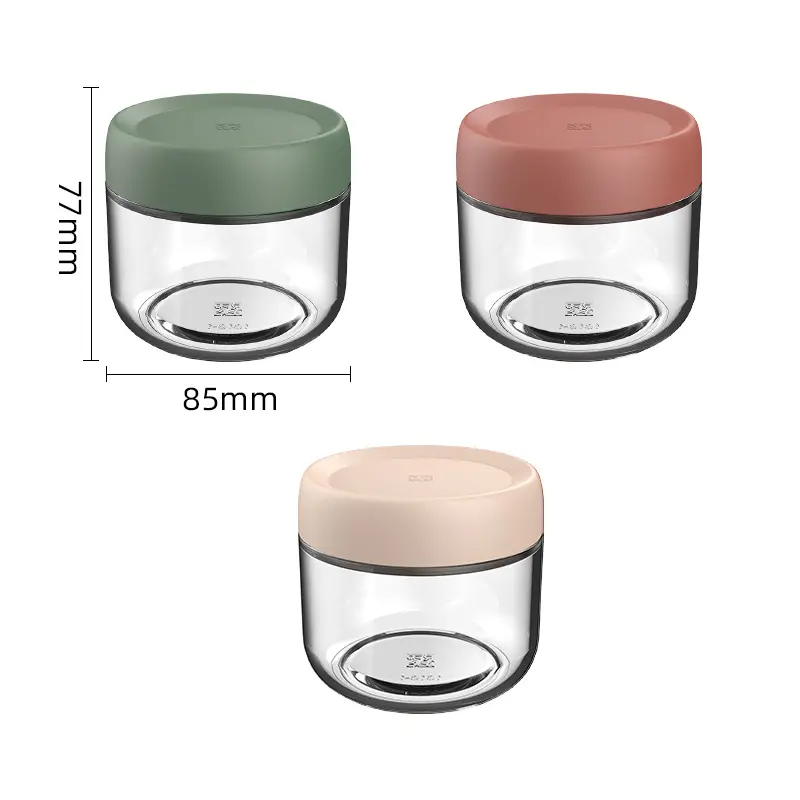 [Chính Hãng] [Tặng Thìa] Set 3 Hũ Thủy Tinh, Lọ, Hộp Thủy Tinh Đựng Gia Vị, Thực Phẩm Chống Ẩm Mốc,Côn Trùng 280ml 450ml 7