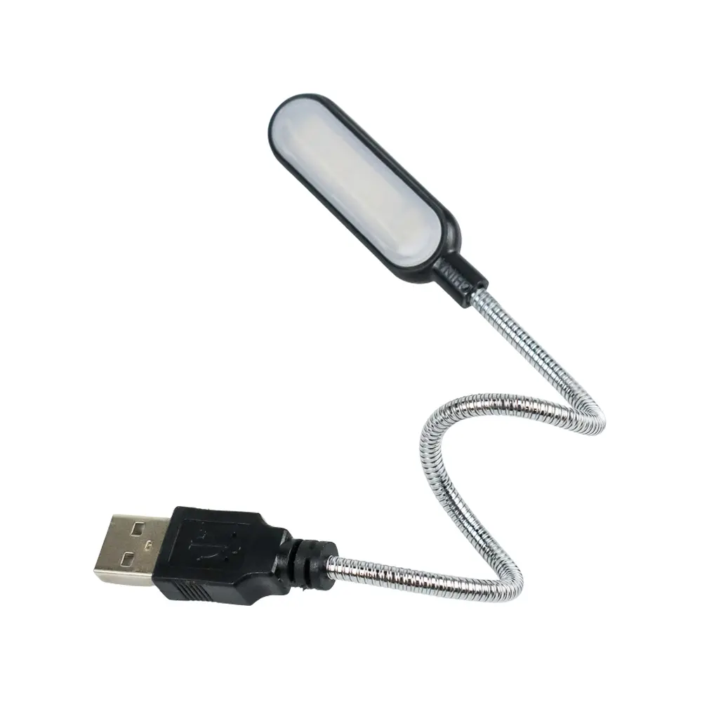 Lampu Belajar LED USB Metal Flexible 4 LED - FM105 - Black