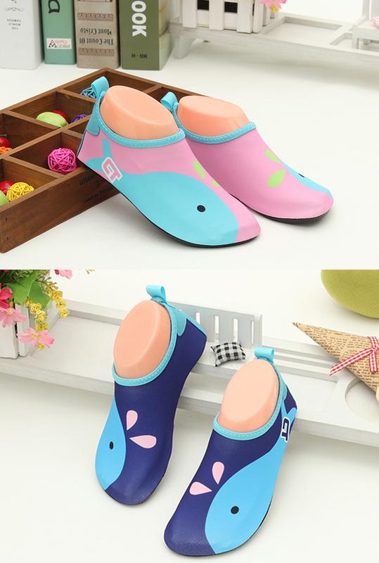 Product Introduction of Boys and Girls Quick-Drying Breathable Swimming Shoes Snorkeling Diving Rafting Non-Slip Upstream Shoes Skin Shoes Beach Ankle Sock 26
