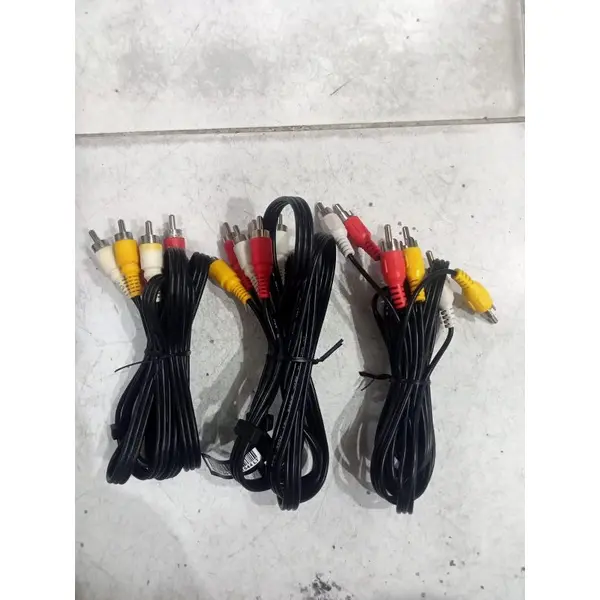Kabel RCA 3-3 STB/rca bagus tebal/highquality 1