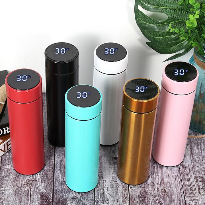 Bình giữ nhiệt hiển thị nhiệt độ, nhỏ gọn tiện lợi