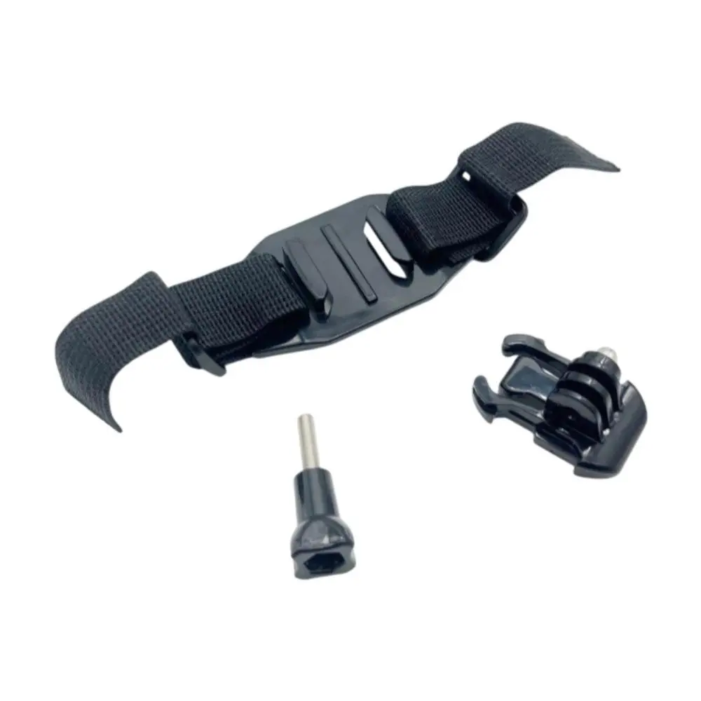 Vented Helmet Strap Mount Outdoor Easy to Install for Most Vented Helmet Quick Release Buckle Cycling Adjustable Accessory