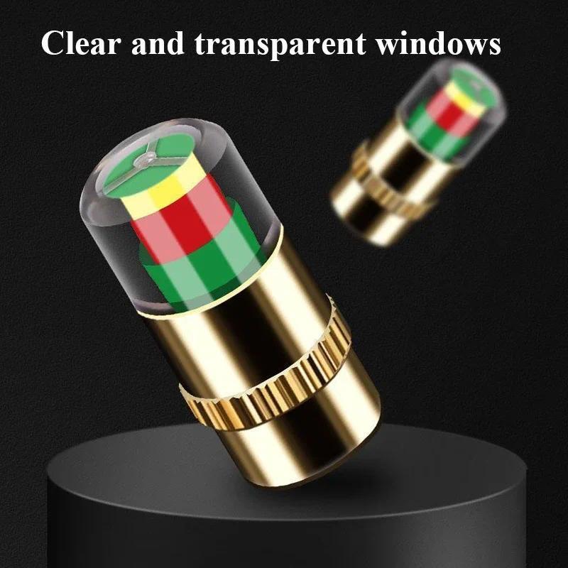 Product Introduction of Hệ thống giám sát áp suất lốp ô tô, 4 cái / lốc, 2,4 Bar, có Mũ Đo, Cảm biến chỉ báo, Chống trộm, Cảnh báo mắt 3 màu, Máy đo áp suất không khí 11