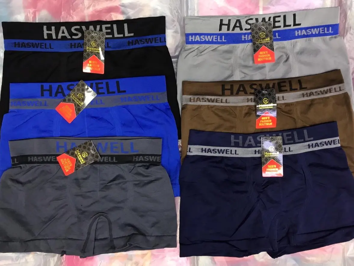 CUCI GUDANG !!! ( 3 Pcs )Celana Boxer Pria Haswell Termurah dan Berkualitas Impor