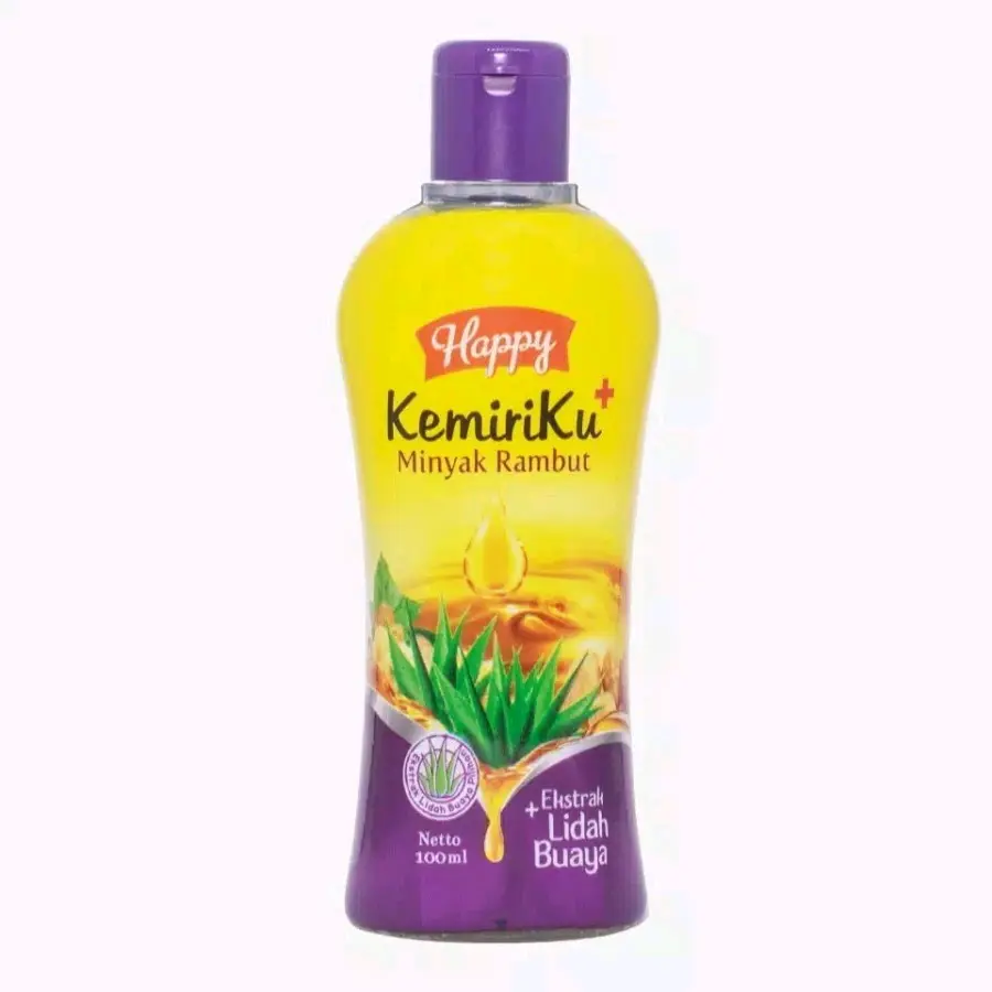 Happy kemiriku minyak rambut Ekstrak lidah buaya Haircare