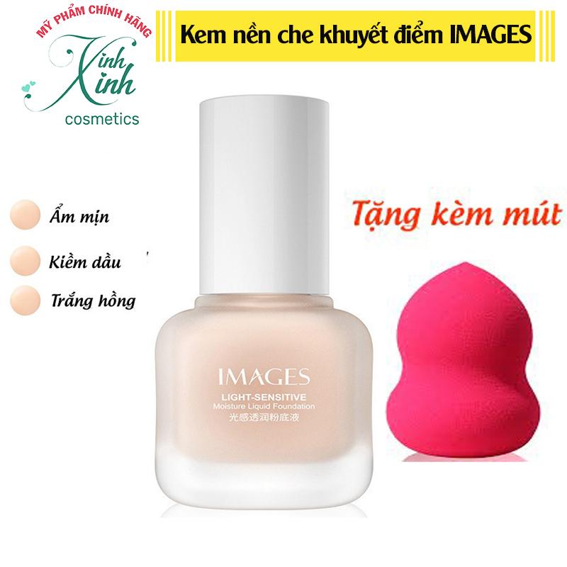 Kem nền che khuyết điểm Image kiềm dầu kháng nước lâu trôi tạo lớp nền tự nhiên Cosmetic Nữ Mỹ Phẩm Trang Điểm