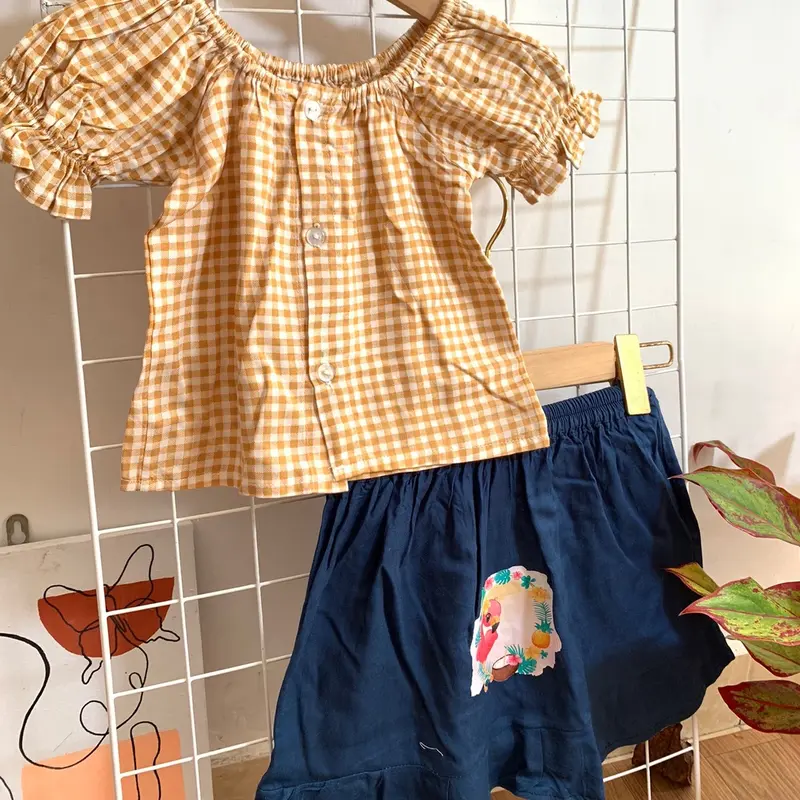 Lokawear | One set tania, setelan anak perempuan Motif 4