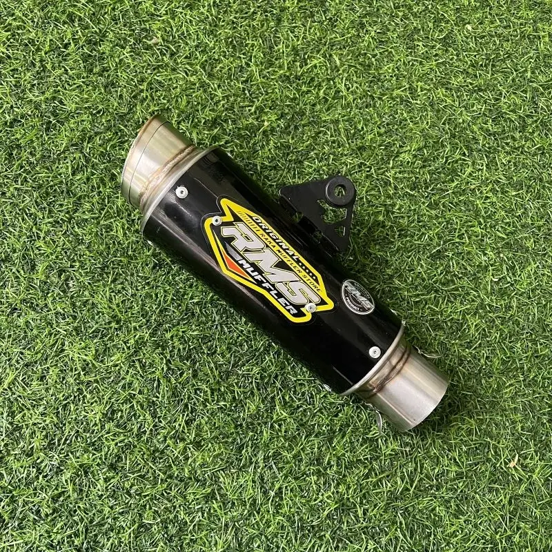 slincer knalpot RMS Muffler Original pro black inlet 50 sarangan full shorty 2