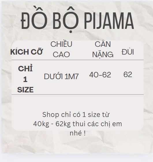Product Introduction of Set Bộ Pijama Tiểu Thư Cổ Sen Phối Bèo Dọc Nút Đính Đá Chất Liệu Lụa Latin Mát Mịn 40-62kg m13 0
