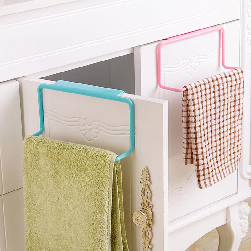 Product Introduction of 1Pcs Plastic Hanging Holder Multifunction Towel Rack Cupboard Cabinet Door Back Home Storage Organizer Kitchen Accessories 30