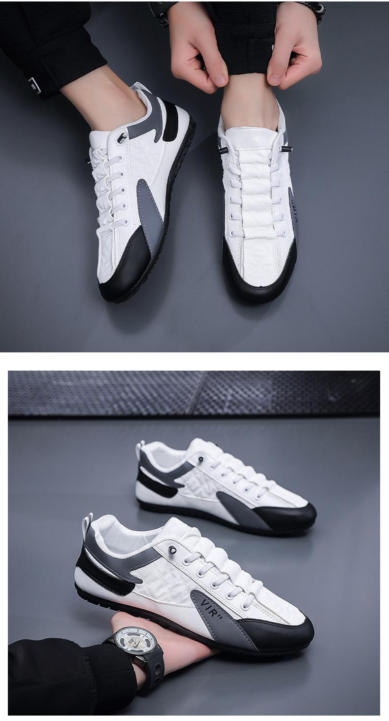 Product Introduction of Live Streaming Hot Sale Summer New Korean Style Trendy Umbrella Cloth Breathable Loafers Ultra-light Casual Men's Shoes Parent 41