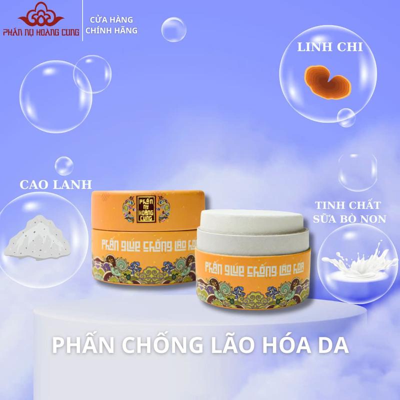 Phấn Nụ Hoàng Cung (LIVE) Phấn Hỗ Trợ Ngăn Ngừa Lão Hóa Da Dạng Nén - Màu Trắng (Không Chóp) Trang Điểm Nữ Skincare Women Mỹ Phẩm Cosmetic Làm Đẹp Da phấn phủ  không chứa silica
