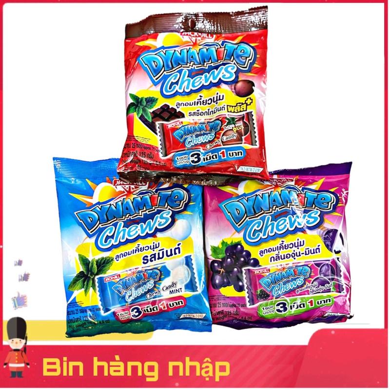 3 gói kẹo dynamite socola bạc hà thái lan