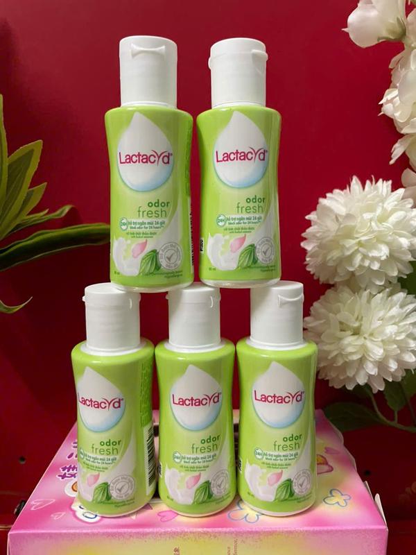 Combo 5 Chai Dung Dịch Vệ Sinh Phụ Nữ Lac tacyd Od or fresh Ngăn Mùi 24H  60ml / Chai
