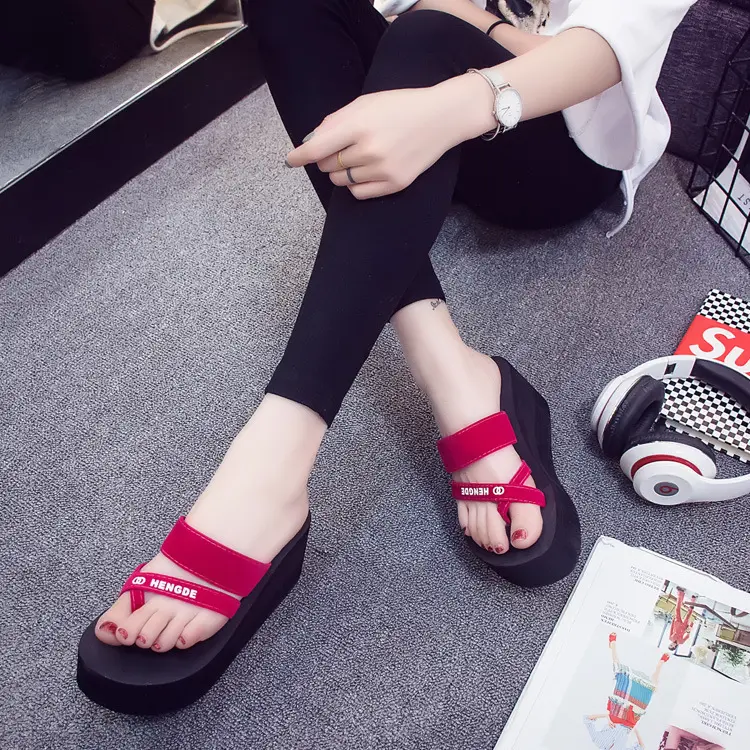 Dép Mùa Hè Cho Nữ, Thời Trang, Cỡ Lớn, Dép Xỏ Ngón Đế Xuồng, Chống Trượt, Thường Ngày, Đế Dày, Giày Đi Biển Shoes DéP 2